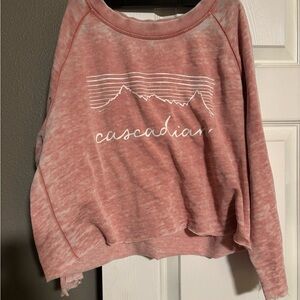 El Sage “Cascadian” cropped sweatshirt